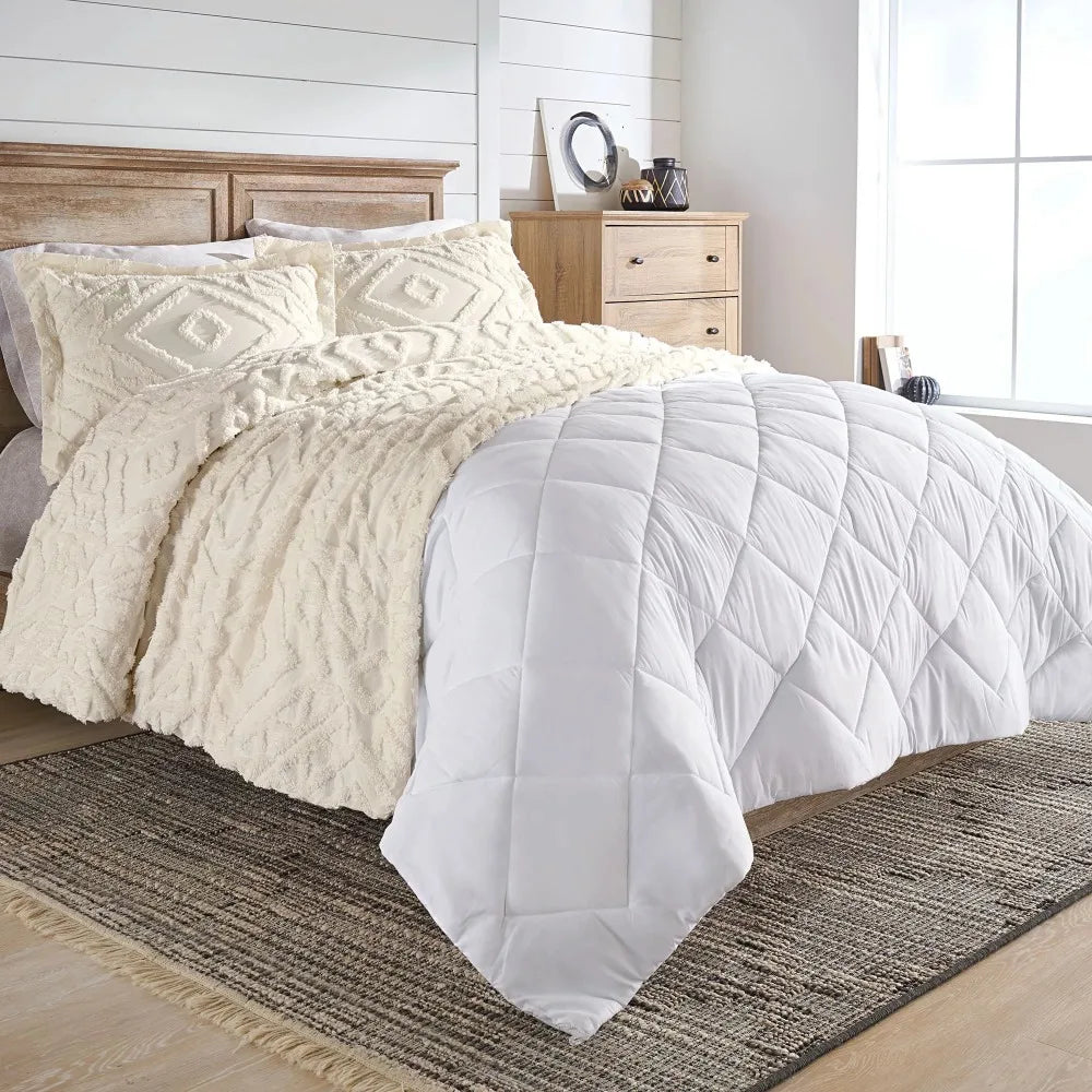 Donna 3-piece Chenille Duvet Cover Set