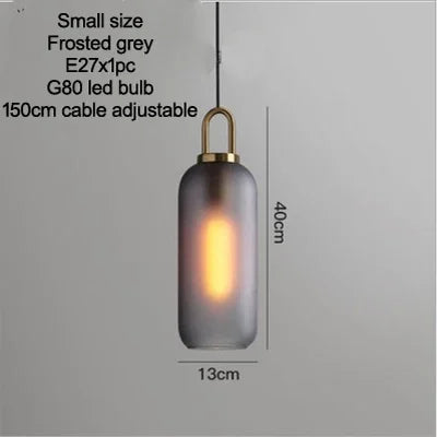 Lampe à suspension de plafond en verre sphère givrée