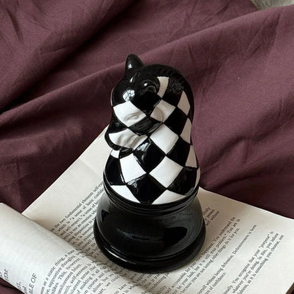 Ceramic Chess Piece Toothpick Holder - Luxury Desktop Decor Ceramic Decor Home decor Toothpick holder