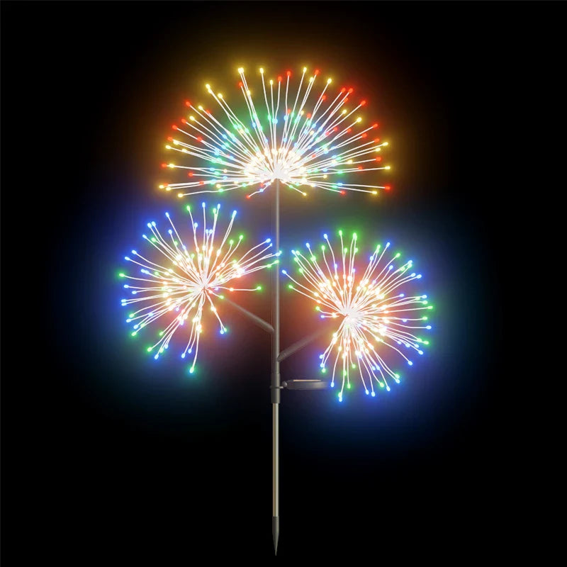 Solar-Lichterkette für Feuerwerk