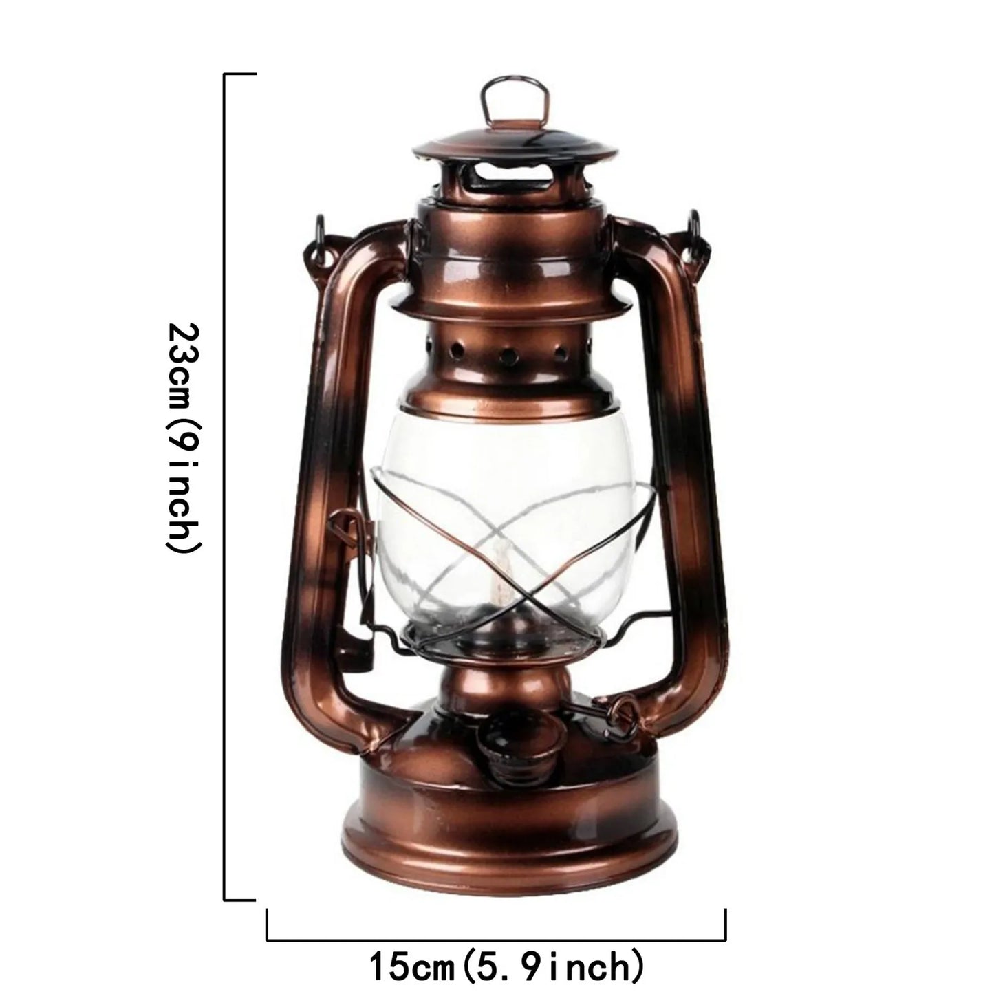 Vintage Portable Kerosene Lamp