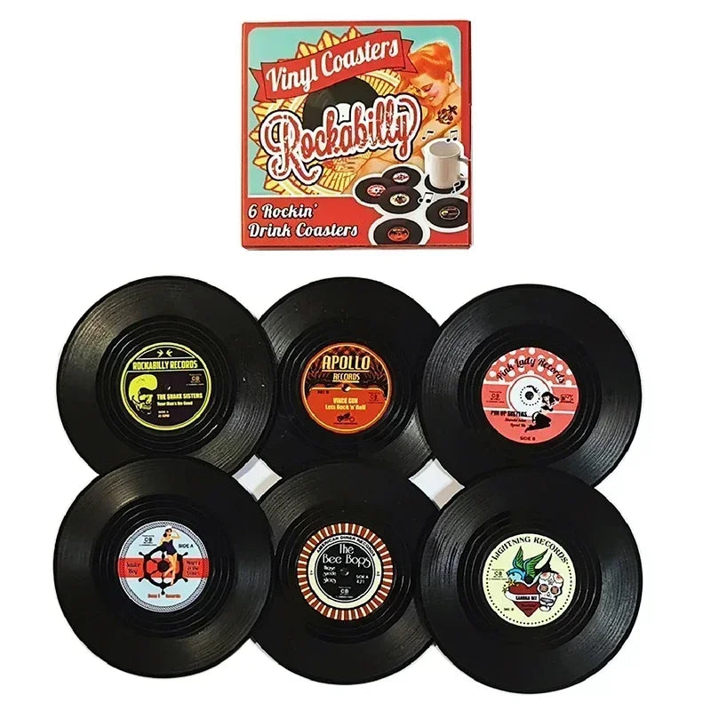 Vinyl Spin Coasters