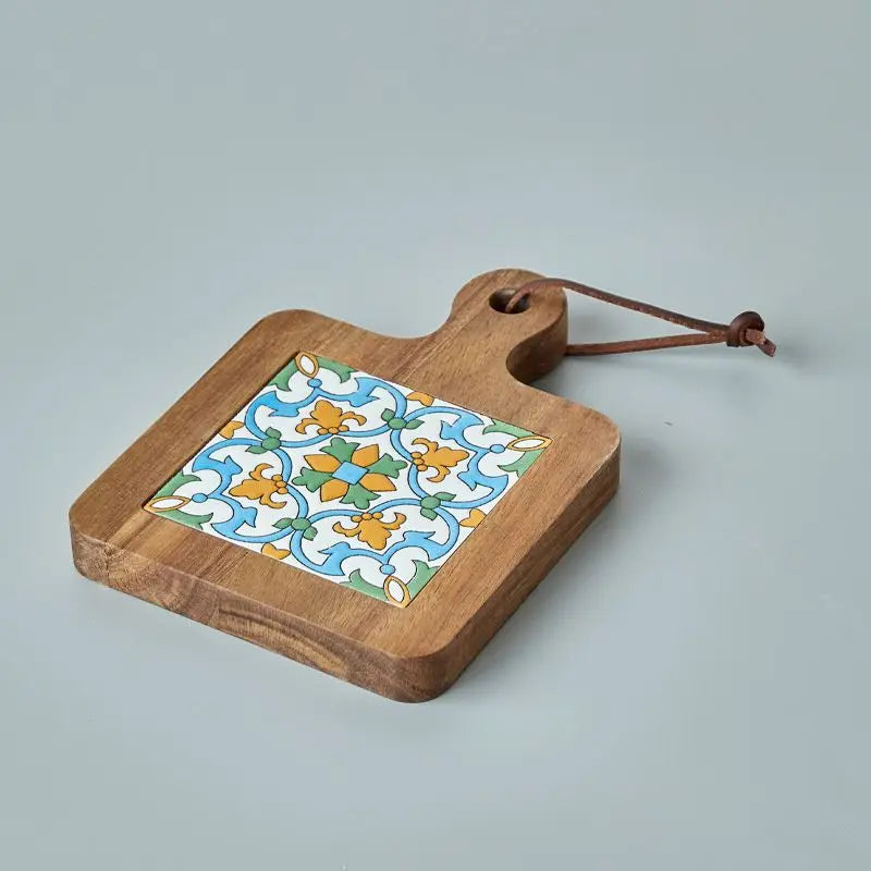 Arbora Wood Tiles Pot Mat