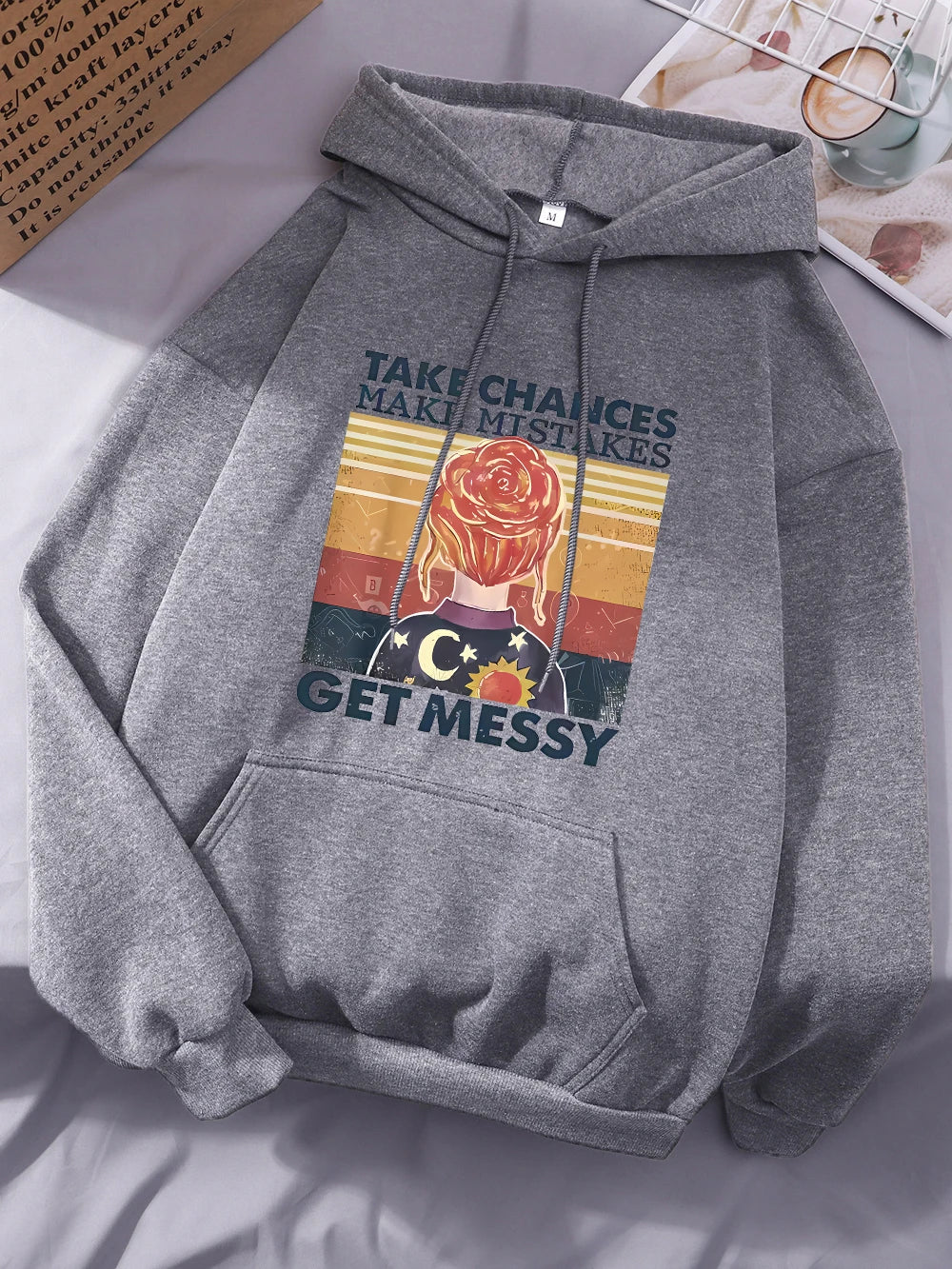 Gehen Sie Risiken ein, machen Sie Fehler, werden Sie chaotisch Hoodie