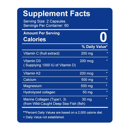 OsteoGlow Kollagen-Unterstützung