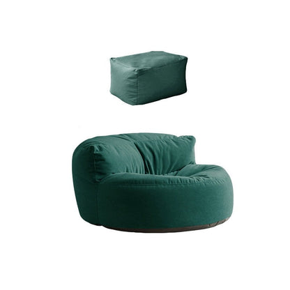 Chenille Bean Bag Pouf Chair Set