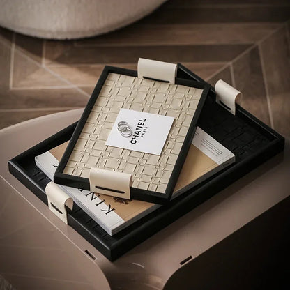 Nordic Leather Jewelry Tray