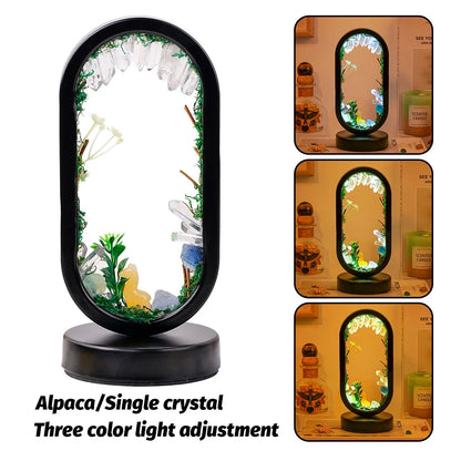 Natural Healing Crystal Night Light