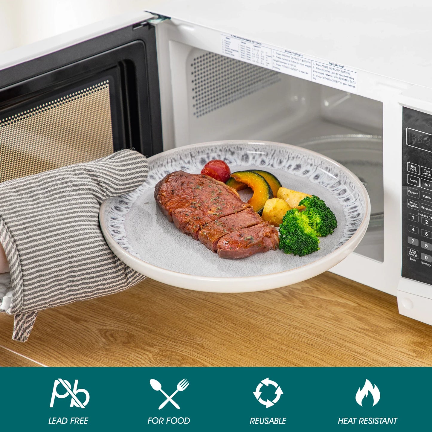 Frosted Mist Stoneware Dinnerware Set