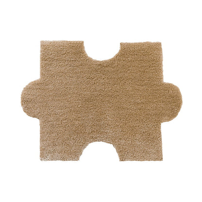 Soft Fluffy Tufting Puzzle Bedside Rug