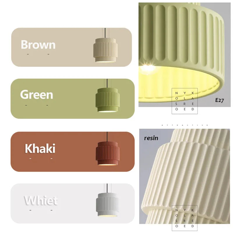 Cream Color Ceiling Light