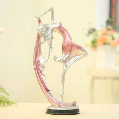 Elegant Dancing Girl Figure Statue