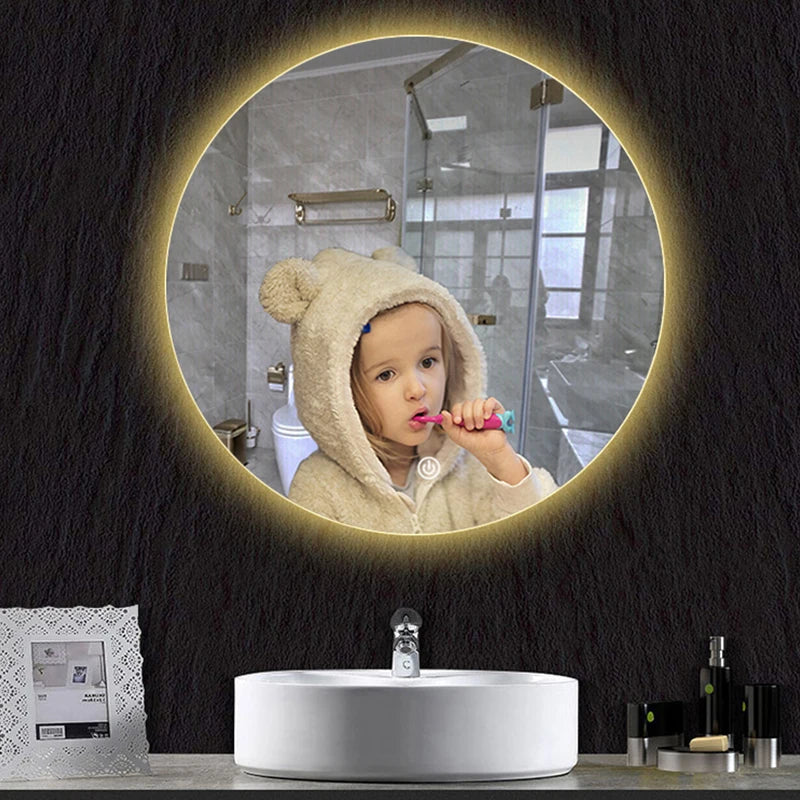 Luminous Halo Smart Mirror