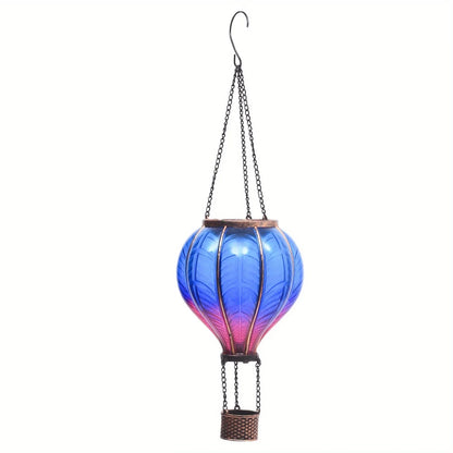 Rainbow Hot Air Balloon Solar Lamp