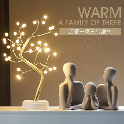 Modern Abstract Family Sculpture