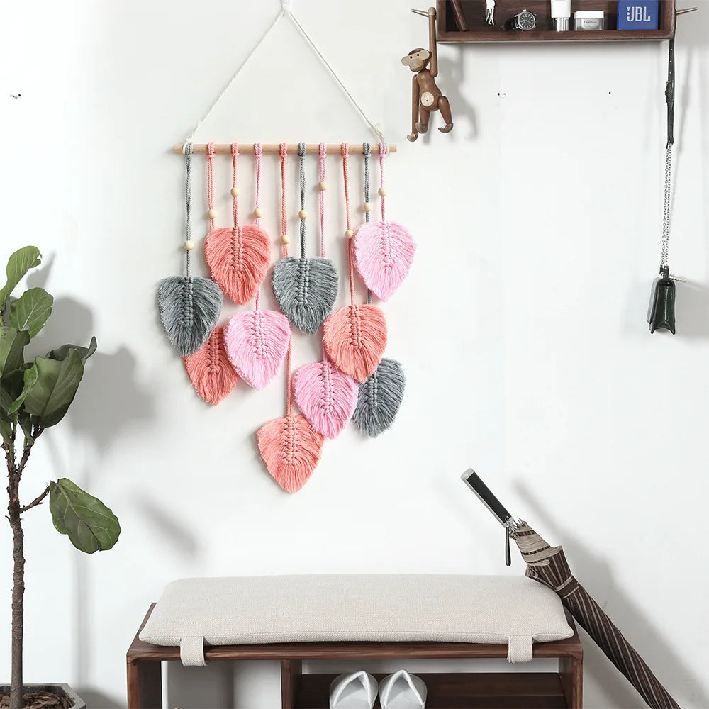 Leaf Macrame Wall Hanging