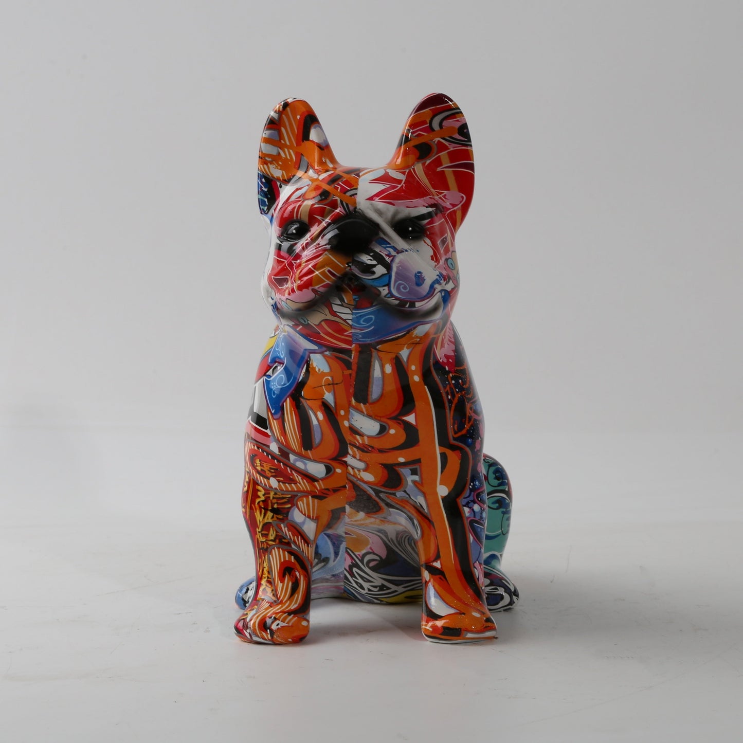 Nordic Graffiti Bulldog Figurine