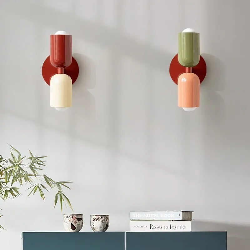 Lampe Appliques Crème Macaron