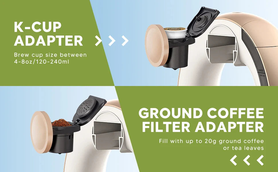 Mini Q 2-in-1 Single Serve Coffee Machine