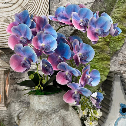 Fiori di orchidea colorati artificiali