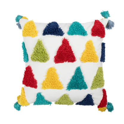 Rainbow Tufted Cushion Covers