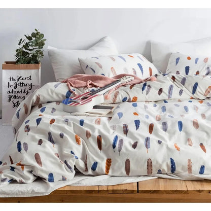 Feather Sleeper Duvet Cover Set