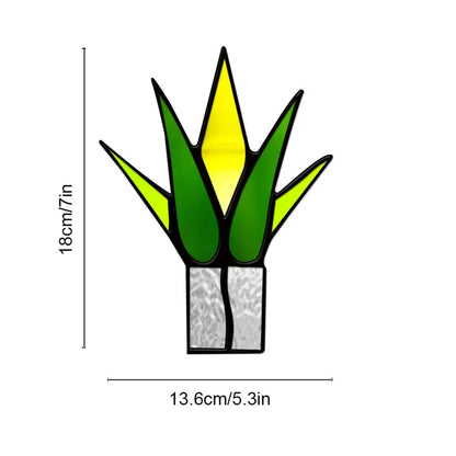 Sonnenfänger mit Agaven-Simulation