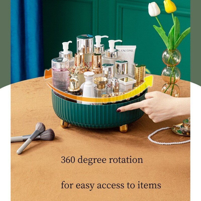 360 Degree Rotating Makeup Organiser