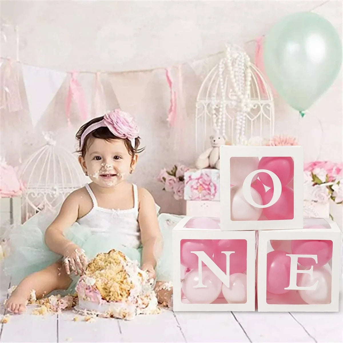 Letter Balloon Box Party Decorations
