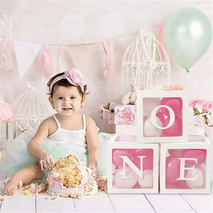 Letter Balloon Box Party Decorations