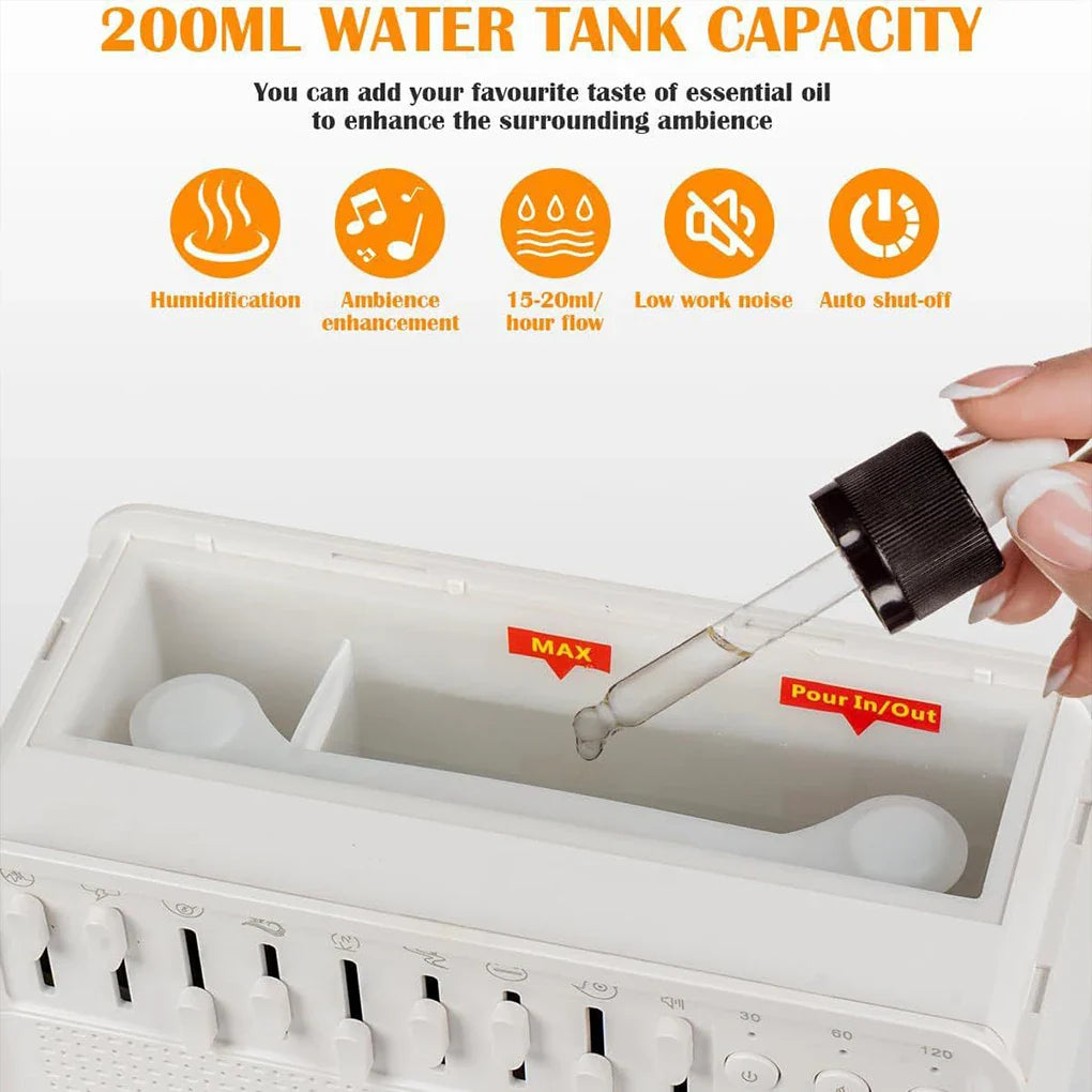 3-in-1-Bluetooth-Lautsprecher mit weißem Rauschen zum Schlafen 