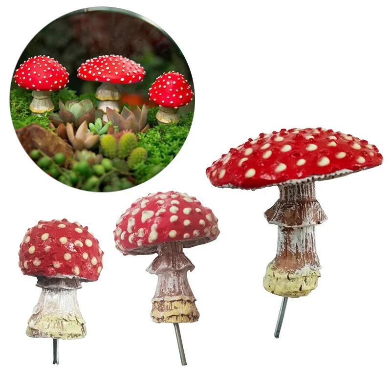 Mini Glow In The Dark Fairy Mushroom