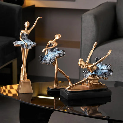 Dancing Girl Resin Statue