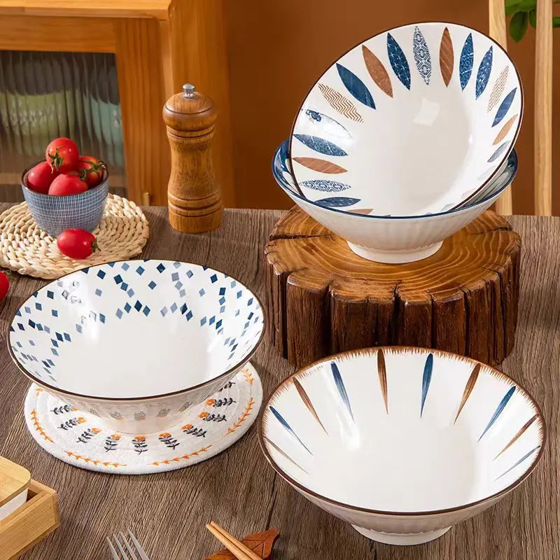 Bols à ramen en céramique de style japonais