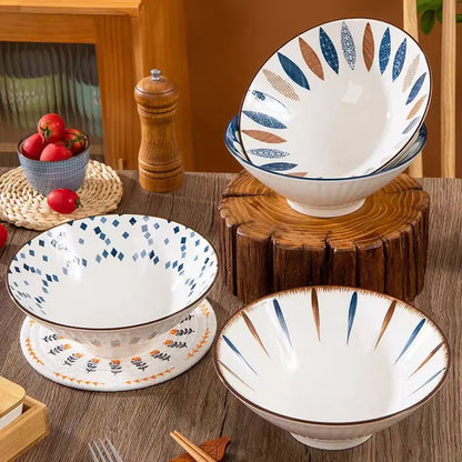 Bols à ramen en céramique de style japonais