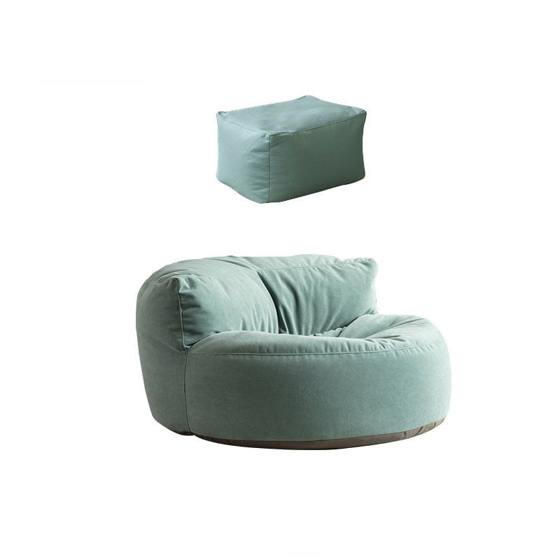 Chenille Bean Bag Pouf Chair Set