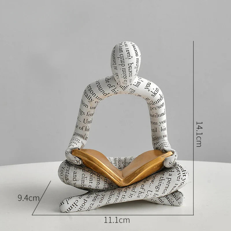 The Abstract Reader Sculpture