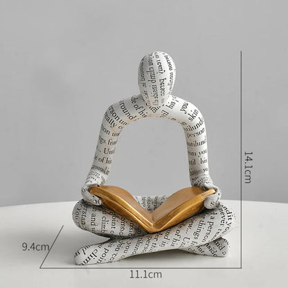 The Abstract Reader Sculpture