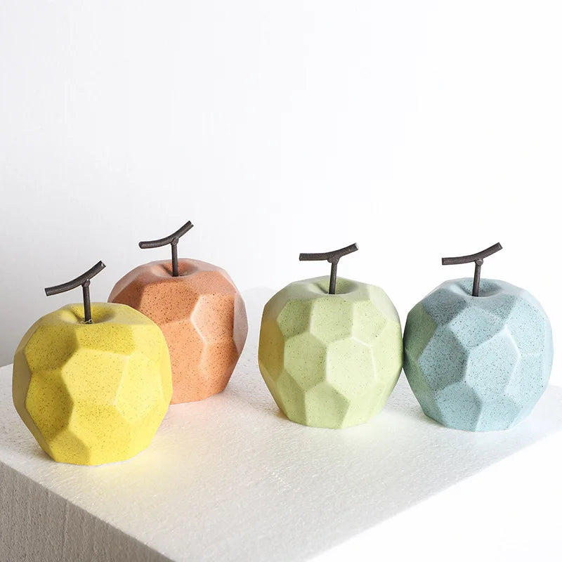 Nordic Ceramic Fruit Sculptures