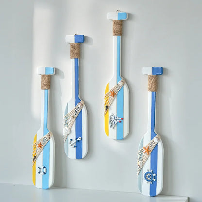 Nautical Wooden Oar Wall Decor