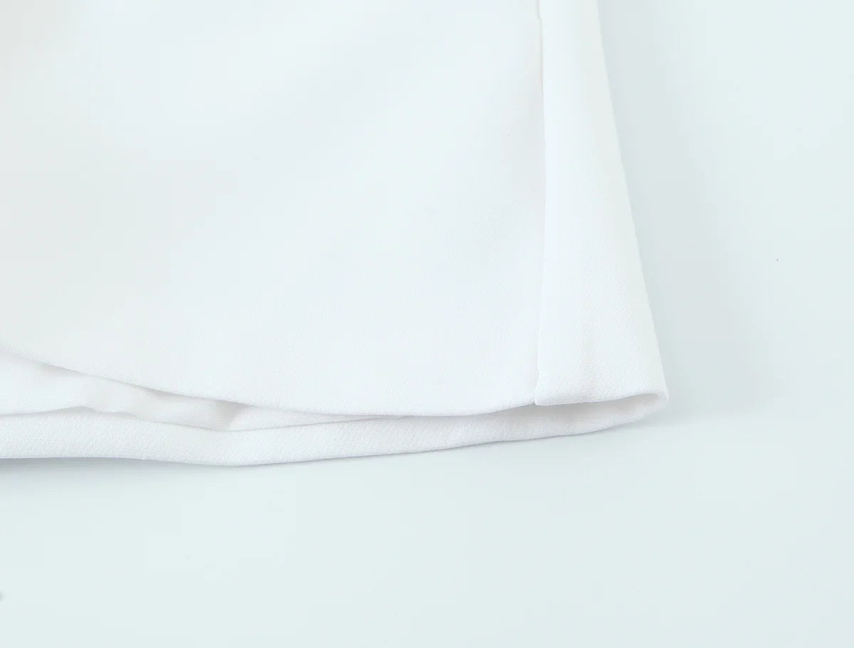 SILKROYA Scarf Belt Shorts
