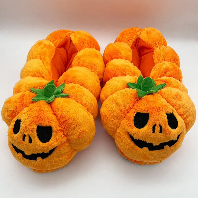 Halloween Pumpkin Slippers