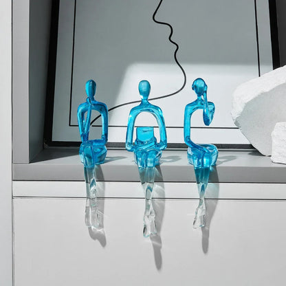 Abstract Essence Bookshelf Sculpture