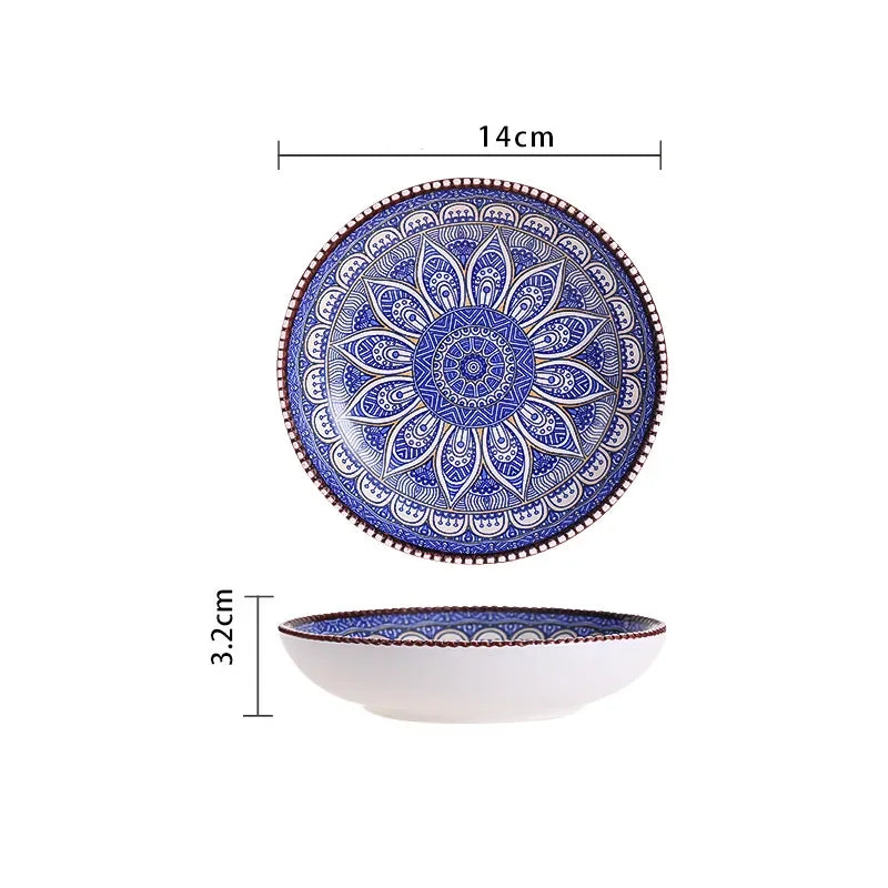 Hand Painted in Bohemian Notes Plates & Bowls