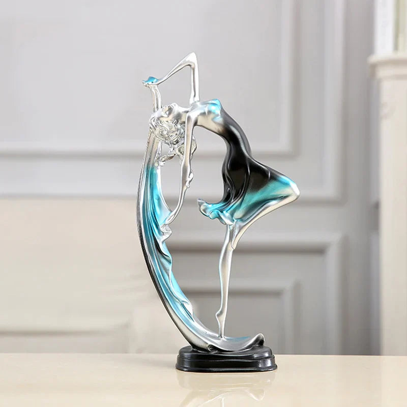 Elegant Dancing Girl Figure Statue