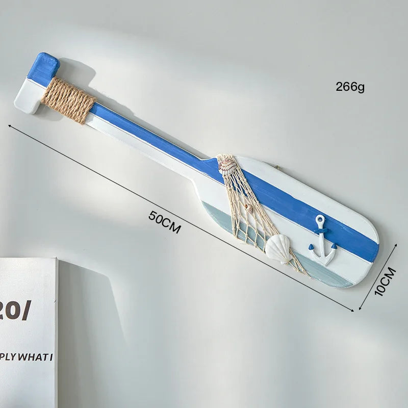 Nautical Wooden Oar Wall Decor