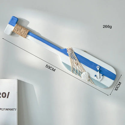 Nautical Wooden Oar Wall Decor