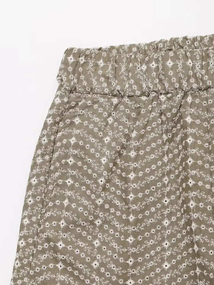 BloomEase Elastic Waist Shorts