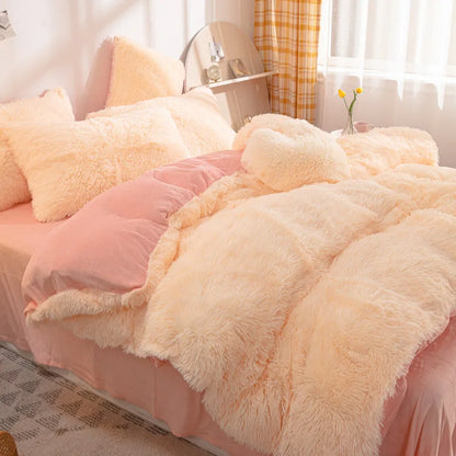 Soft Plush Winter Duvet Cover Set