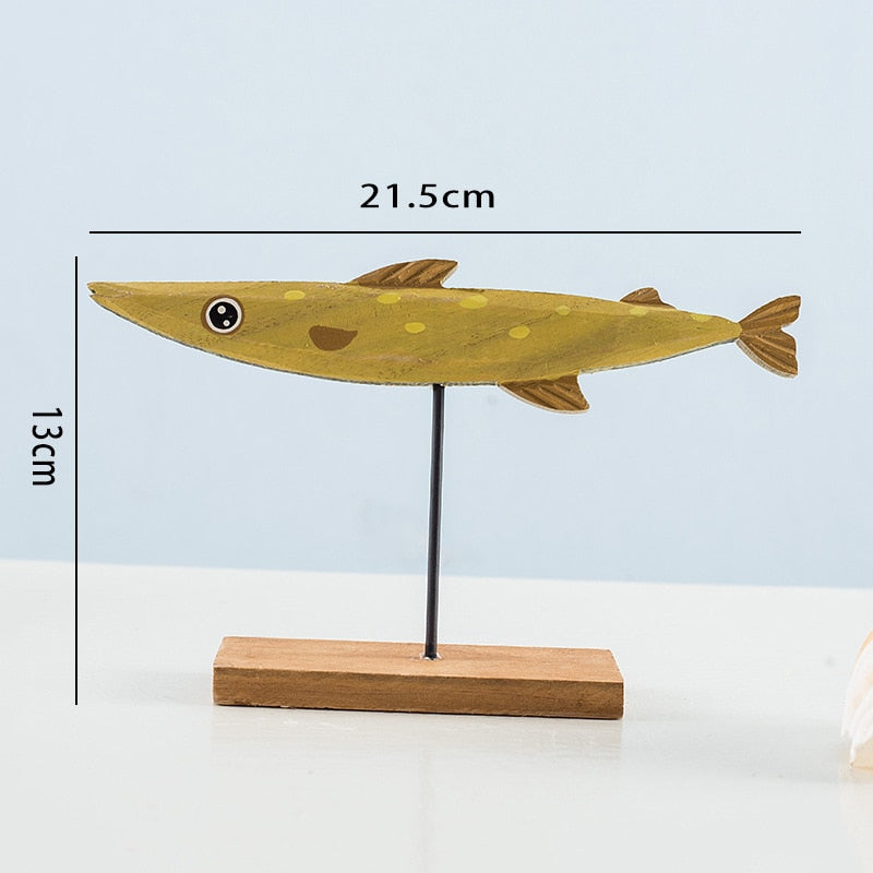 Wooden Fish Desktop Decoration